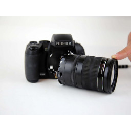 Замена объектива Fujifilm FinePix HS30EXR